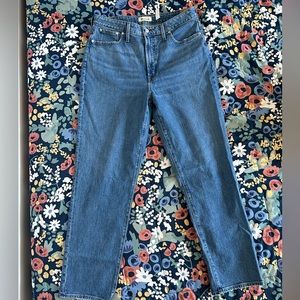 Madewell 32T “curvy perfect vintage straight jean”